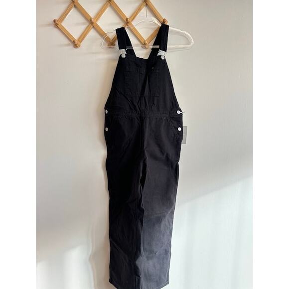 NWT Everlane Cotton Canvas Overalls in Black Size 4 - Picture 6 of 14